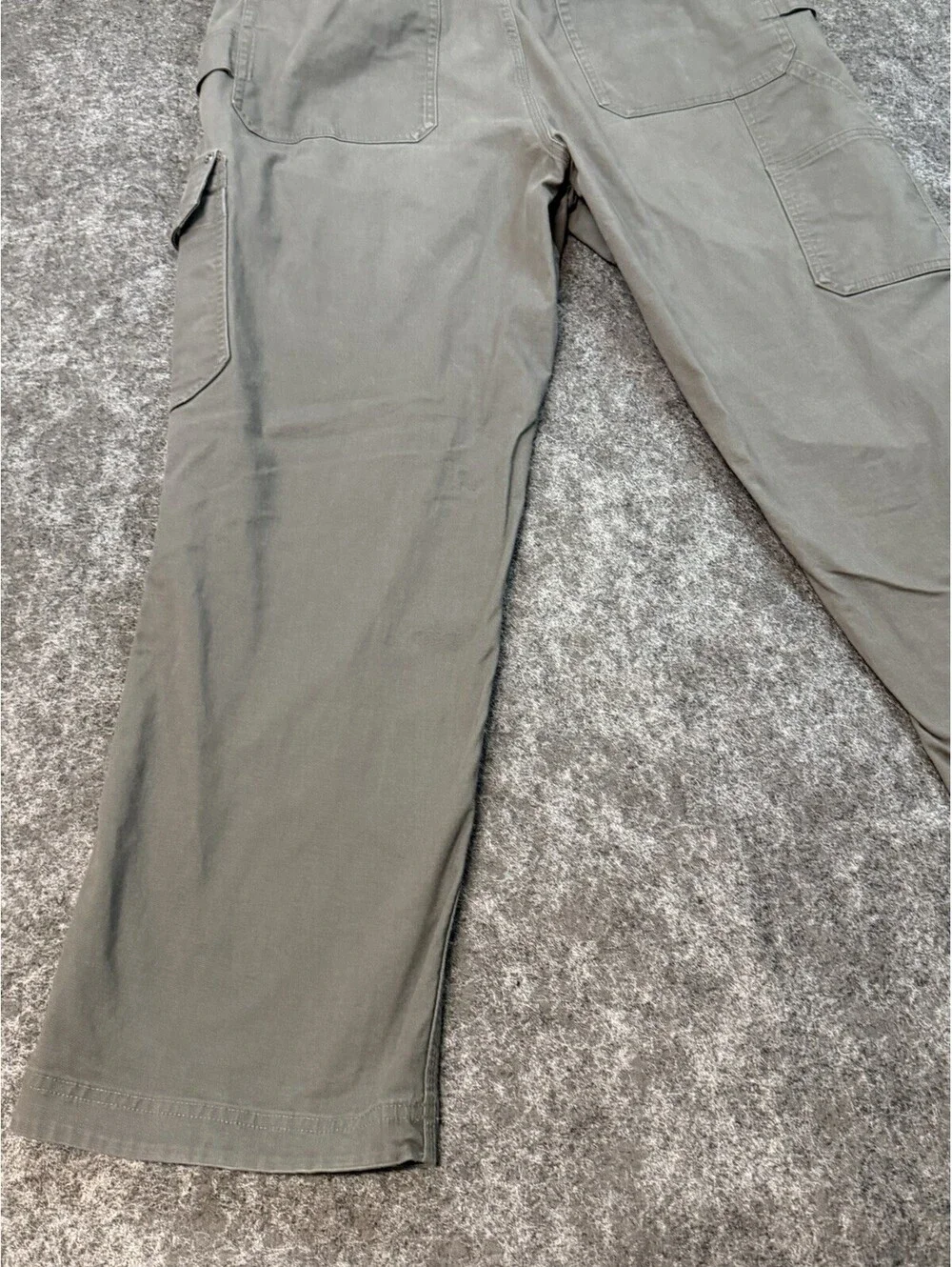 Duluth Trading Fire Hose Cargo Pants Mens 38x30 CoolMax Flex Gray Work
